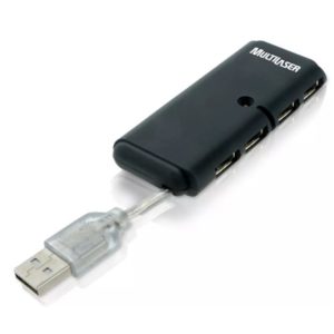 HUB SLIM 4 PORTAS USB 2.0 – AC064