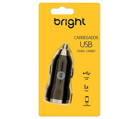 CARREGADOR USB PARA CARRO BRIGHT - Imagem 2