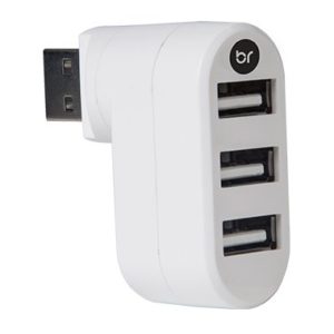 HUB USB 3 PORTAS 2.0 BRIGHT – BRANCO