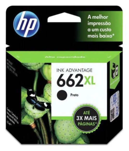 CARTUCHO 662XL PRETO HP