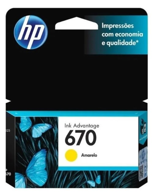 CARTUCHO 670 AMARELO HP
