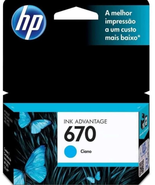 CARTUCHO 670 CIANO HP