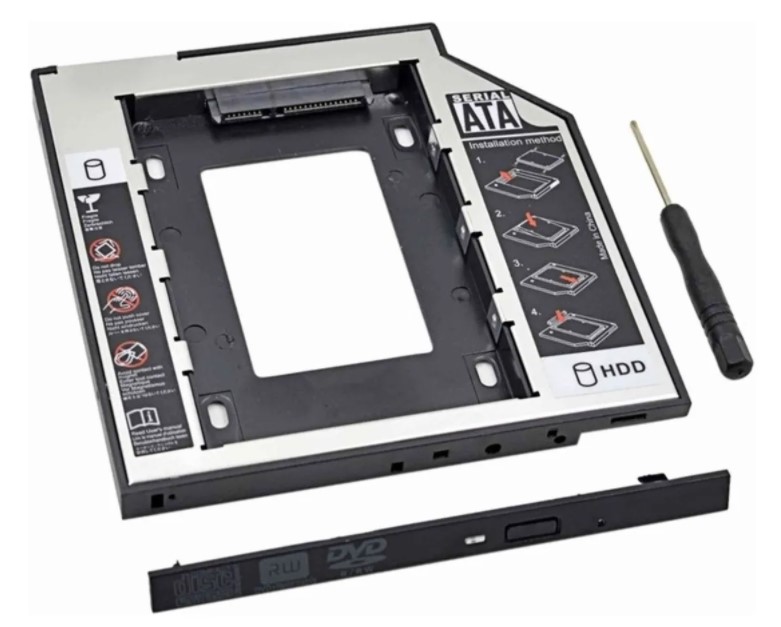 CASE DRIVE CADDY HDD 9,5MM - Imagem 4