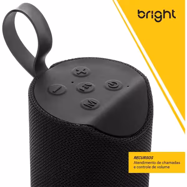 Caixa de Som Bright C01 Bluetooth Preto - Imagem 5