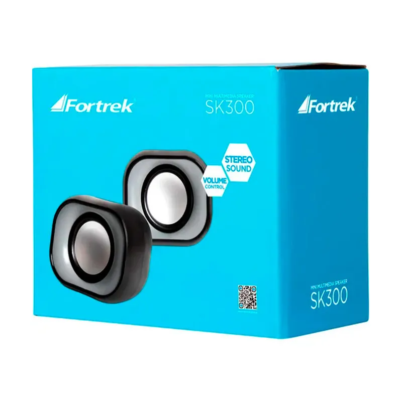 CAIXA DE SOM SK-300 PRETA FORTREK - Imagem 2