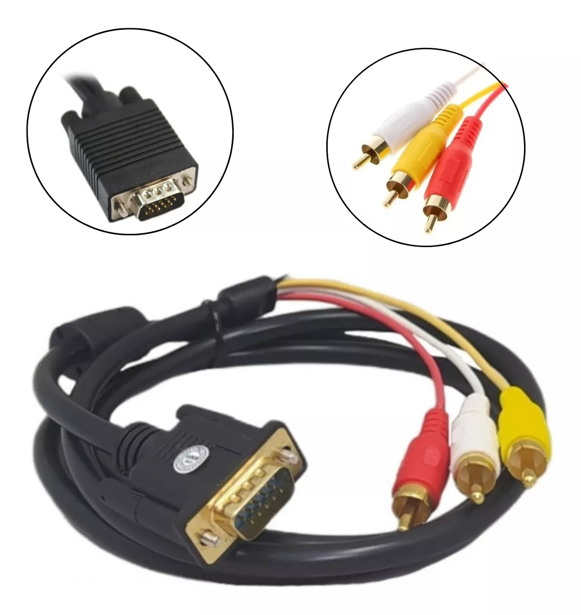 CABO VGA-3RCA PKETCHUP - Imagem 3