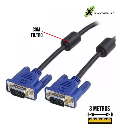 CABO VGA 3M X-CELL - Imagem 4