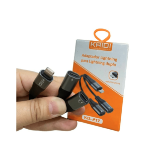 ADAPTADOR LIGHTNING PARA LIGHTNING DUPLO KD-217 KAIDI