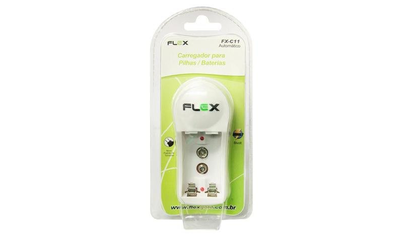 CARREGADOR DE PILHAS FX-C16 FLEXGOLD