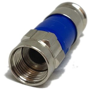 CONECTOR DE COMPRESSÃO RG6 PARA CABO COAXIAL