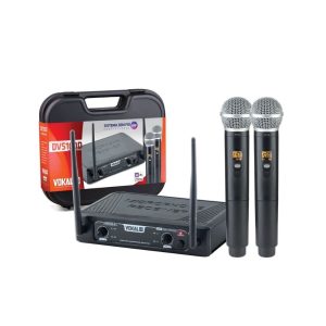 MICROFONE SEM FIO DUPLO UHF DX-132 DEVOX