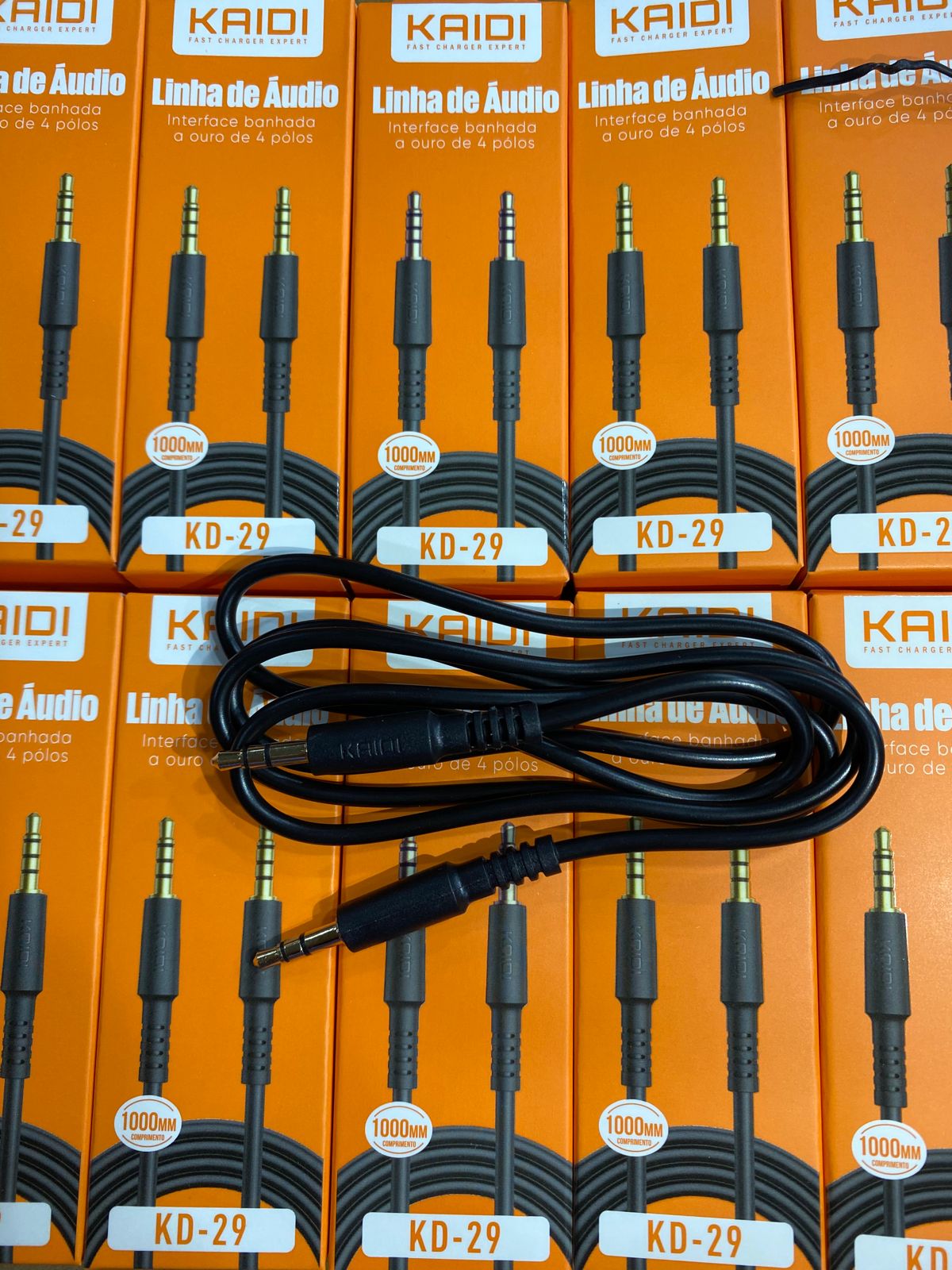 ADAPTADOR P2 PARA IPHONE KD-211 KAIDI - Imagem 2