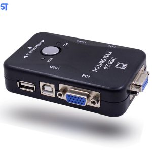 CHAVEADOR KVM USB SWITCH 2 PORTAS VGA