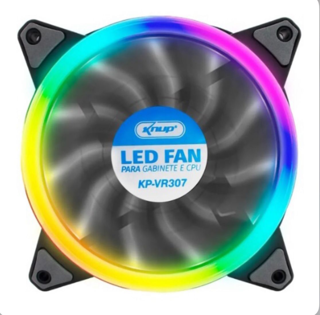 COOLER FAN P/ CPU LED AZUL KP-VR310 KNUP - Imagem 3