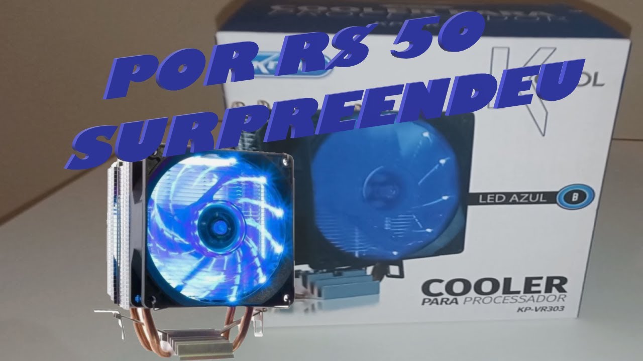 COOLER P/ CPU LED AZUL KP-VR303 KNUP