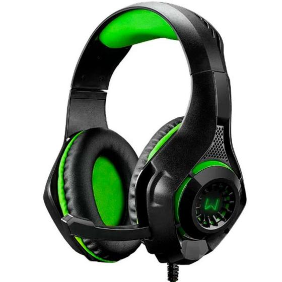 HEADSET GAMER VERDE USB/P2/P3 PH299 WARRIOR