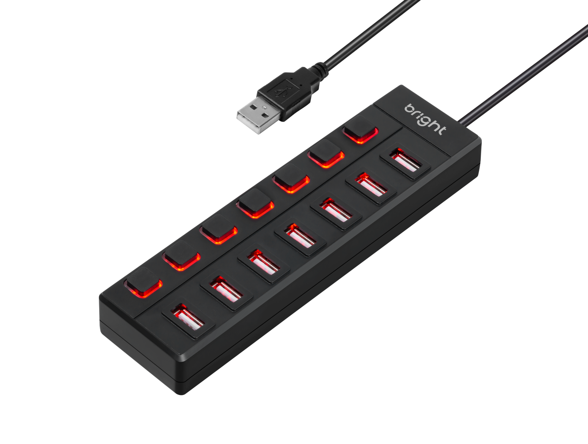 HUB USB 2.0 7 PORTAS BRIGHT - Imagem 2