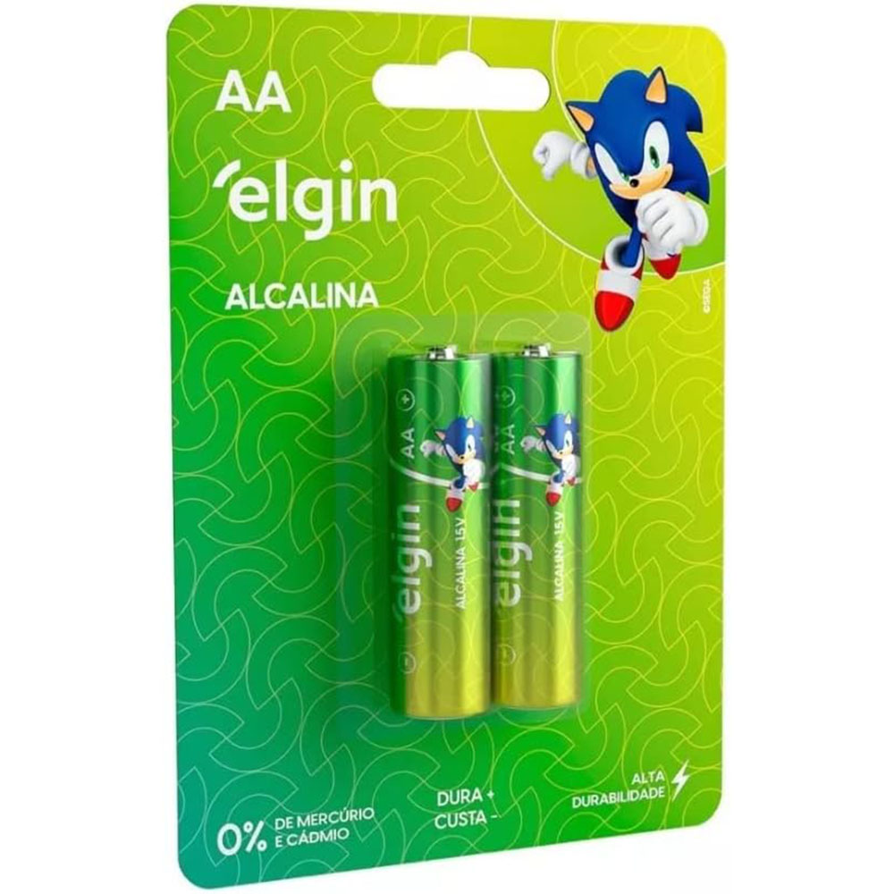 PILHA AA ALCALINA C/ 2 UNID ELGIN - Imagem 2
