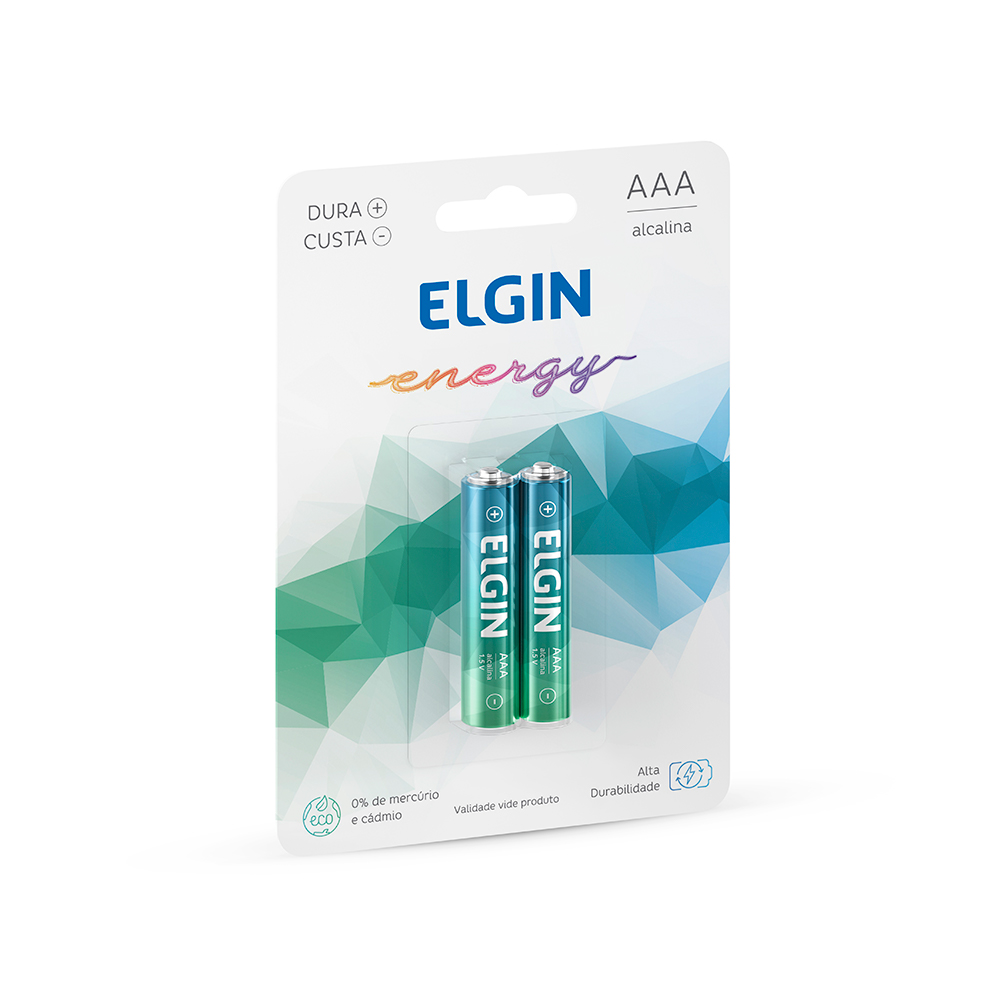 PILHA AA ALCALINA C/ 2 UNID ELGIN - Imagem 3