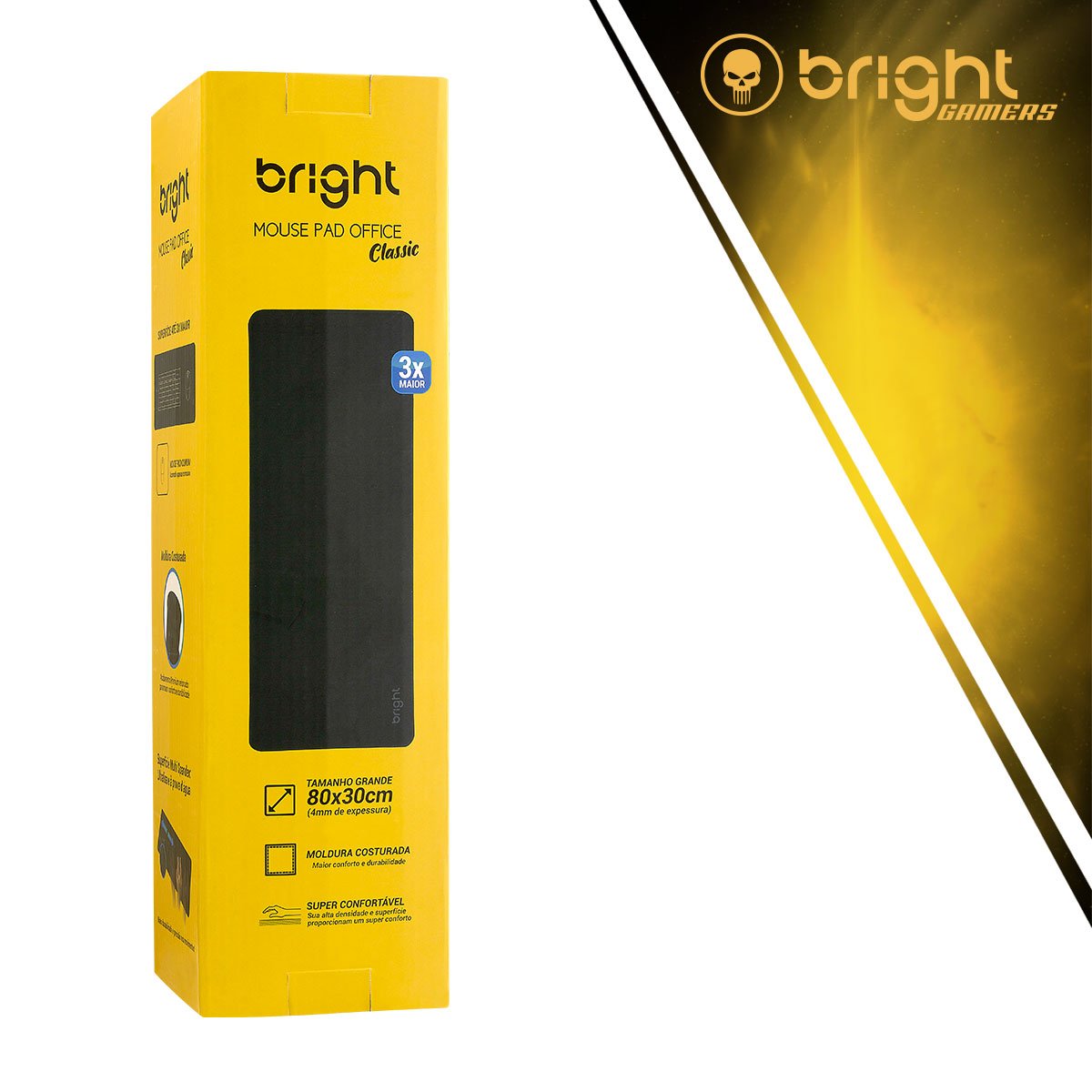 MOUSE PAD OFFICE CLASSIC MP004 BRIGHT - Imagem 2