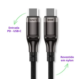 CABO CARREGADOR TIPO-C 65W FANCY
