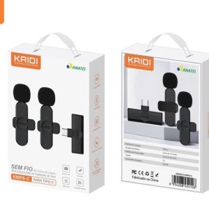 MICROFONE DE LAPELA S/ FIO KMF6-A KAIDI