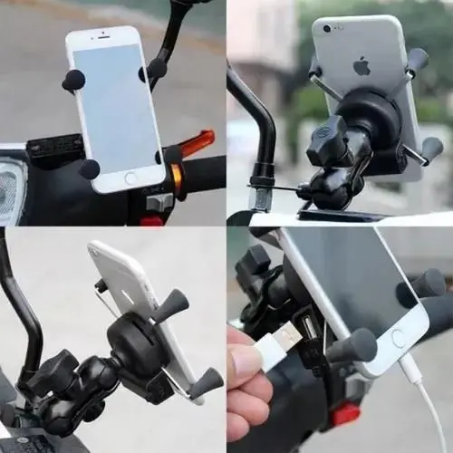 SUPORTE DE CELULAR P/ MOTOCICLETA ALTOMEX - Imagem 2