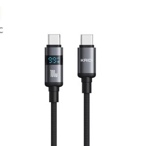 CABO CARREGADOR TIPO C TELA DIGITAL LED KD-101CC KAIDI