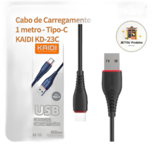 CABO CARREGADOR TIPO C KD-23C KAID