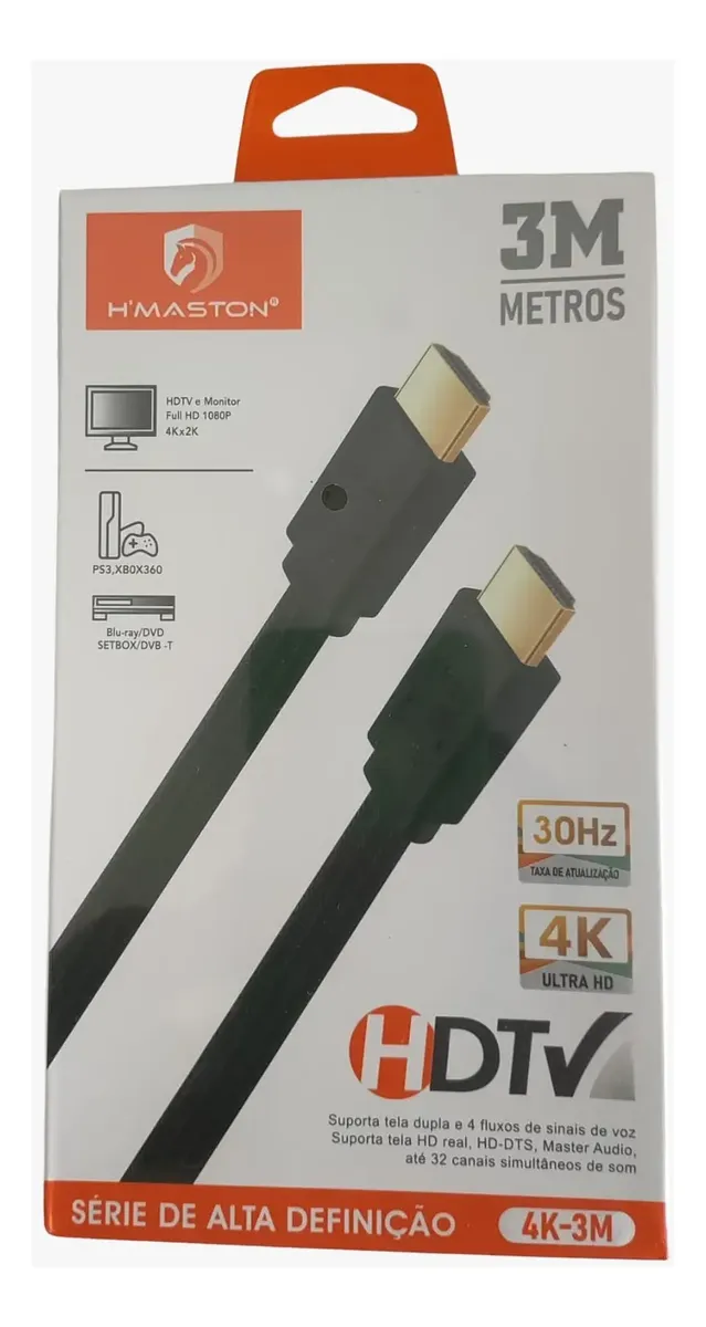 CABO HDMI 3M 4K ULTRA HD 4KHD-3M HMASTON