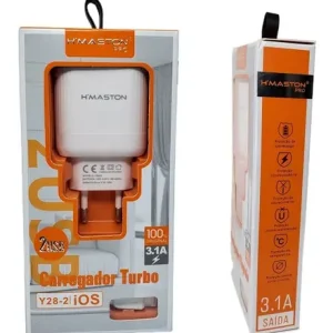 CARREGADOR TURBO TIPO C 2 USB 4.1A Y28-3 HMASTON