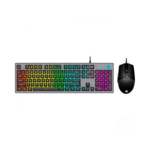 COMBO TECLADO E MOUSE COM FIO LED KM300F HP